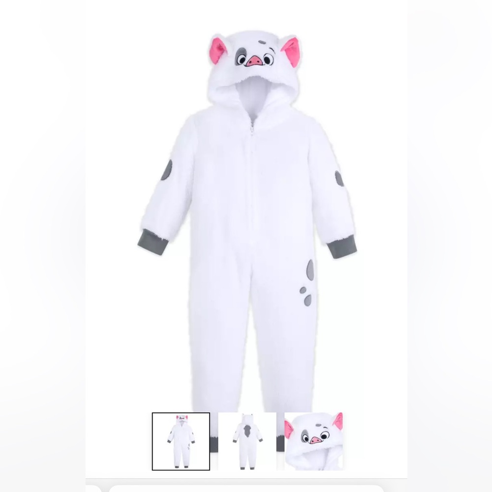 Pua Fleece Bodysuit Pajamas for Kids – Moana- LARGE 9/10